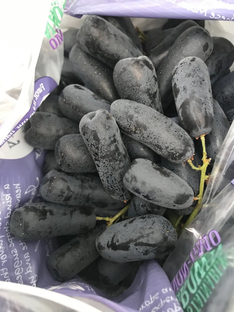 美国进口金手指黑提进口水果进口黑提