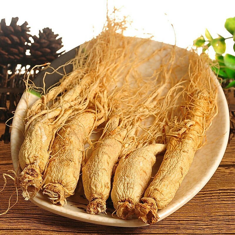 长白山人参无硫生晒参干品白参泡酒煲汤多种规格一斤包邮