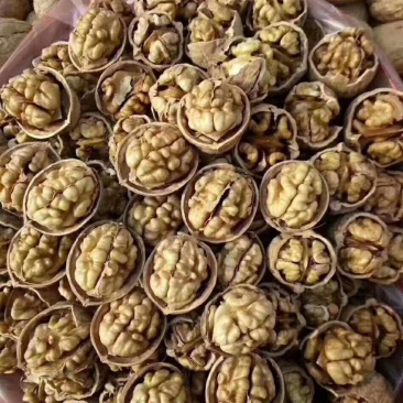 新疆纸皮核桃185皮薄仁厚手捏即开