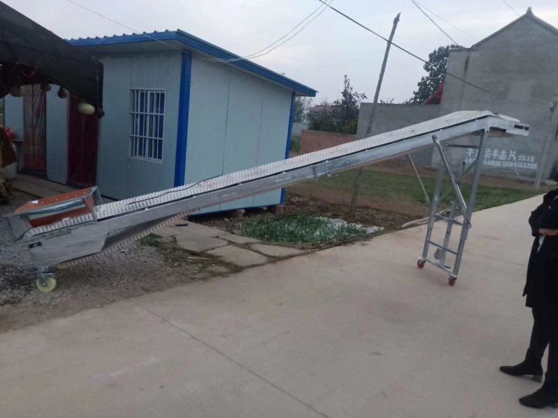 小型输送带传送机装车卸货爬坡升降折叠移动