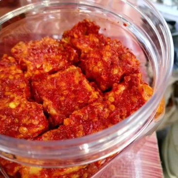 湖南湘西洗车河霉豆腐豆腐乳香辣麻辣味！