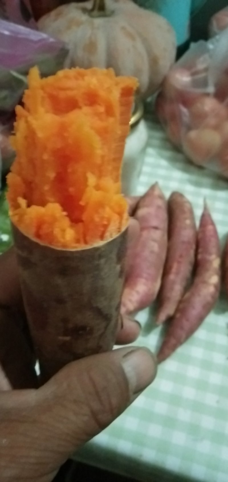 西瓜红夏薯，