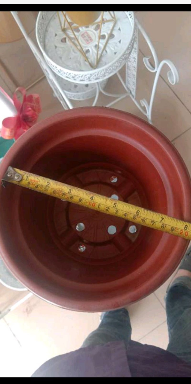 花盆，铁红色盆质量保证正品保证，包邮包损