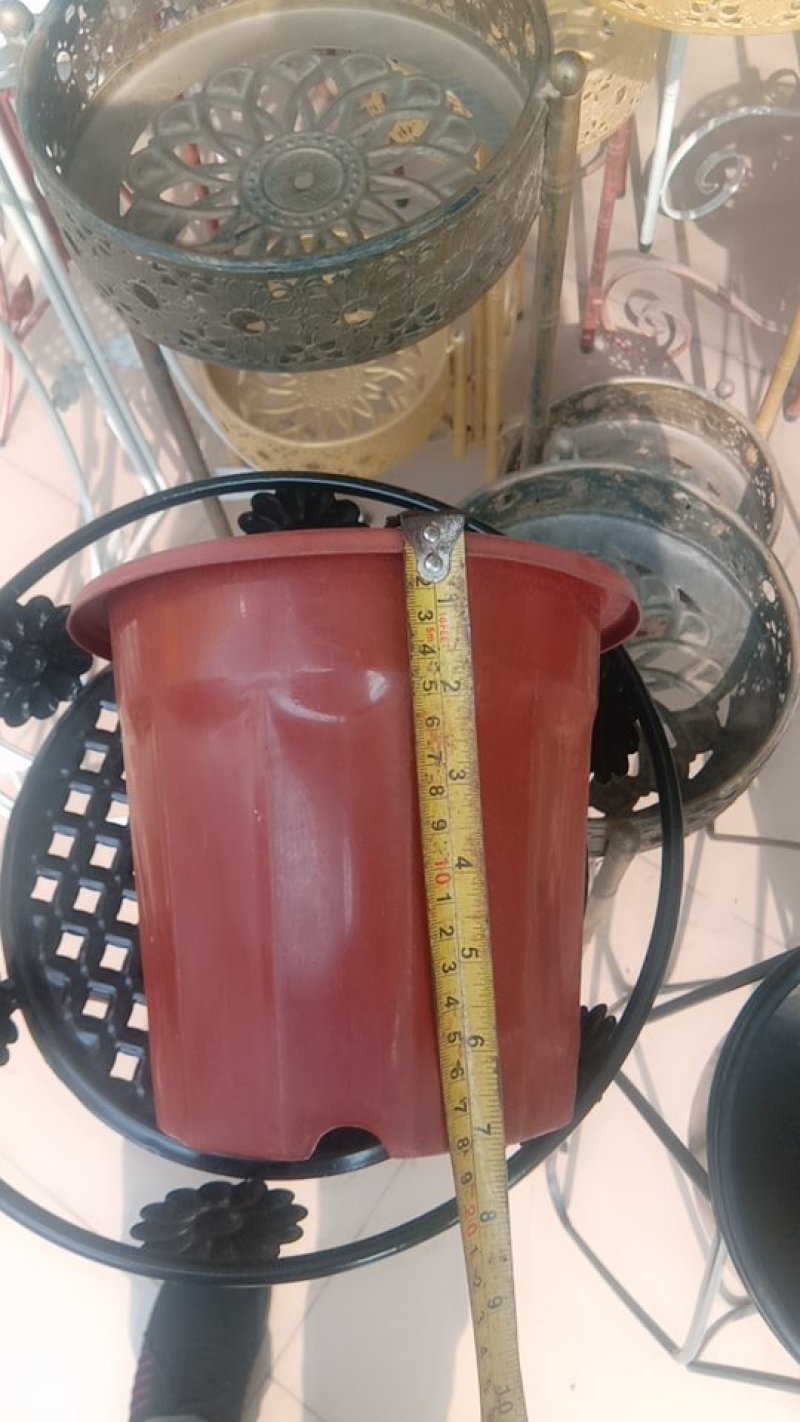花盆，铁红色盆质量保证正品保证，包邮包损