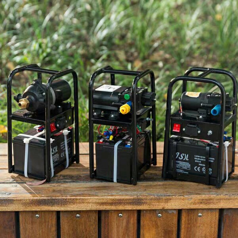 农用高压小型锂电池手提式电动喷雾器新式双泵充电打药智能喷