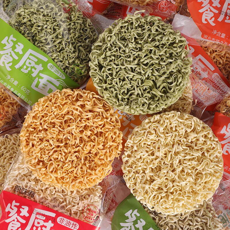 非油炸方便面大碗面五种口味蔬菜面
