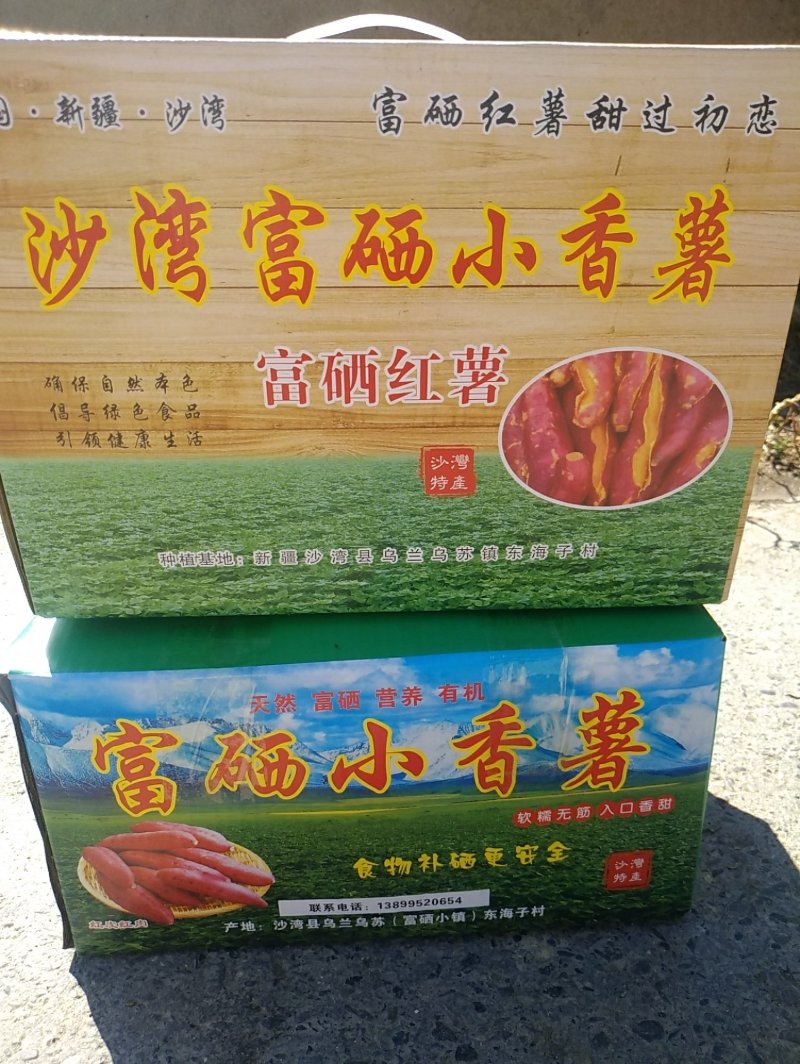 新疆塔城沙湾富硒小香薯欢迎朋友们前来品尝