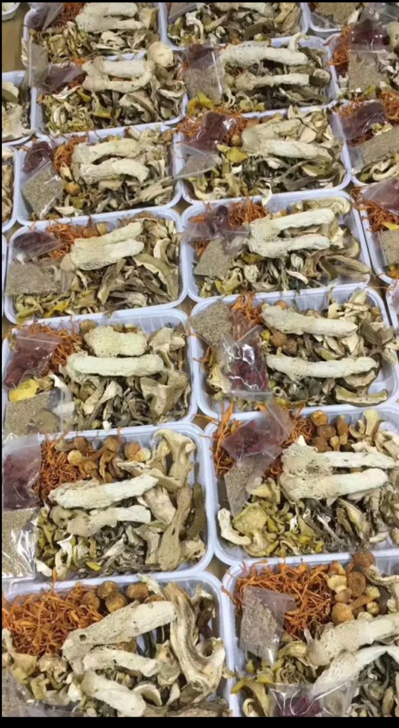七珍菌汤包，珍稀食用菌菌汤包