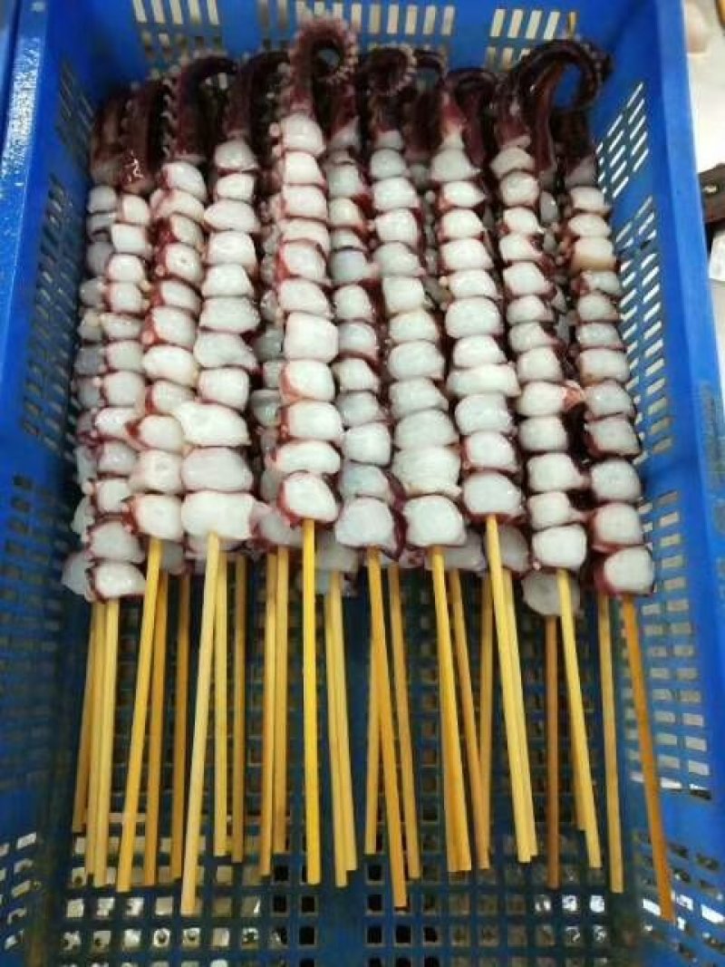 龙珠串大龙珠串小龙珠串八角粒章鱼足串铁板大串烧烤串