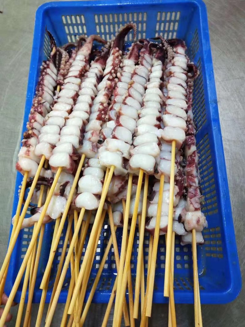 龙珠串大龙珠串小龙珠串八角粒章鱼足串铁板大串烧烤串