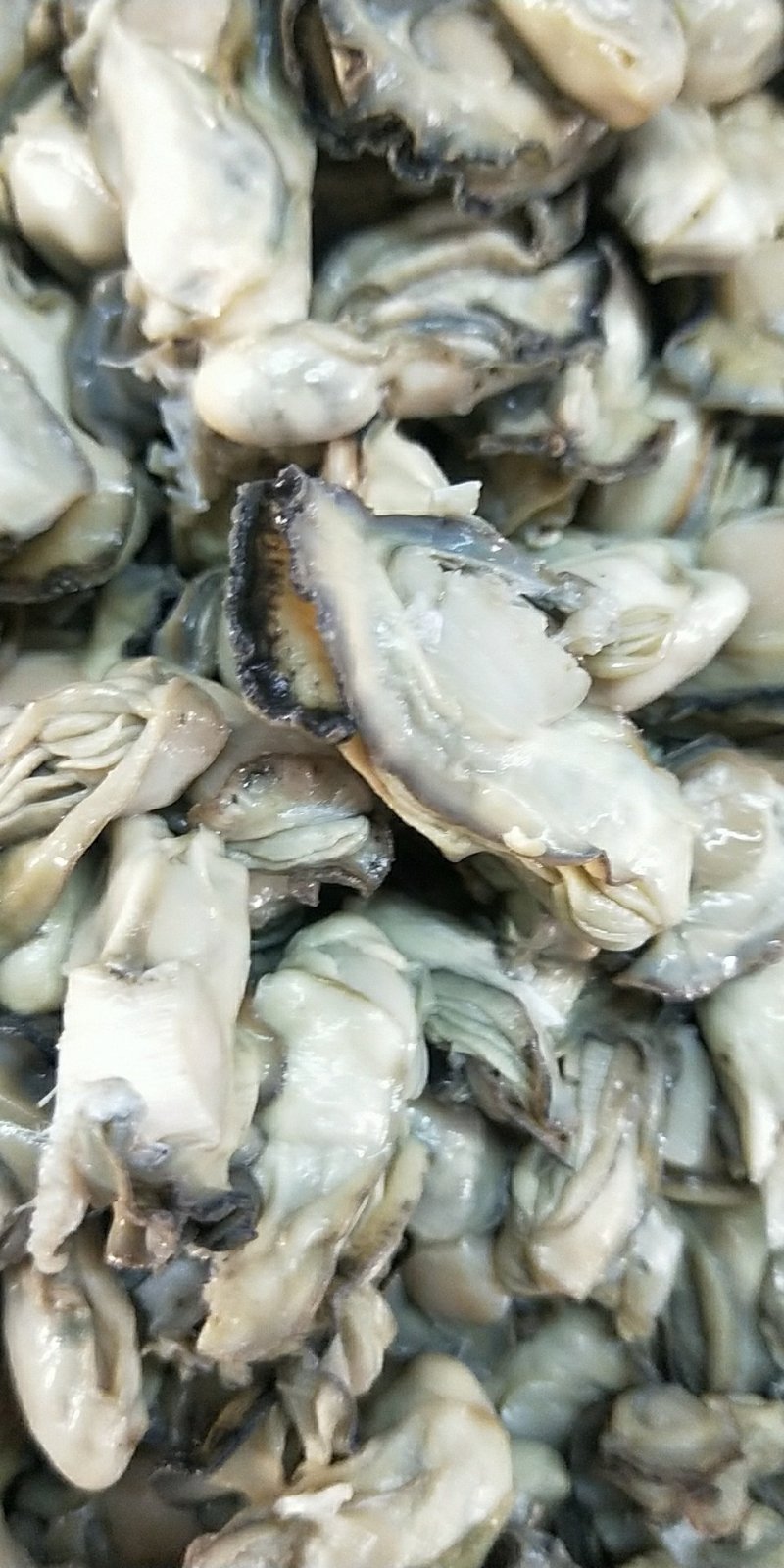 生蚝肉熟的，