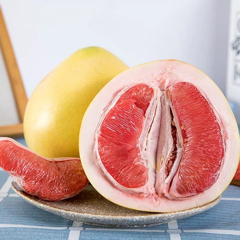 三红红心柚四川蜜柚柚子柚子红心柚子