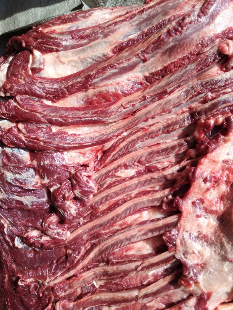 驴肉，肋条，现杀嫩口精修带皮、去皮驴肋条肉