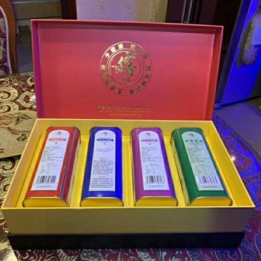 新疆一级冷榨纯红花籽油礼盒装