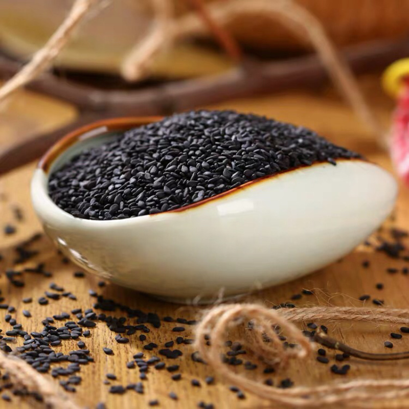 国产黑芝麻新货干净无沙免洗芝麻粒新鲜饱满