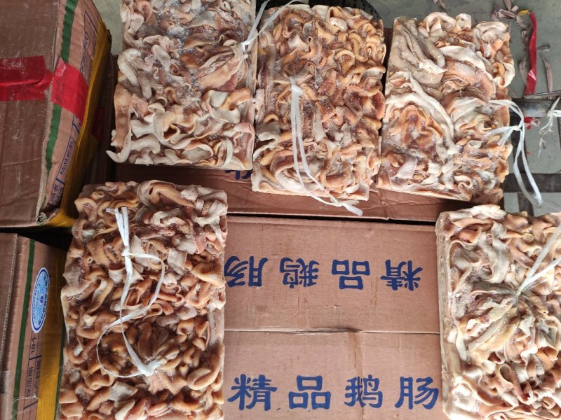 鹅肠批发九尺鹅肠整根鹅肠批发
