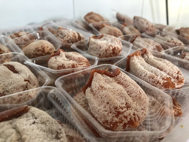陕西富平柿饼农家自制天然降霜柿子饼独立袋装吊饼包邮
