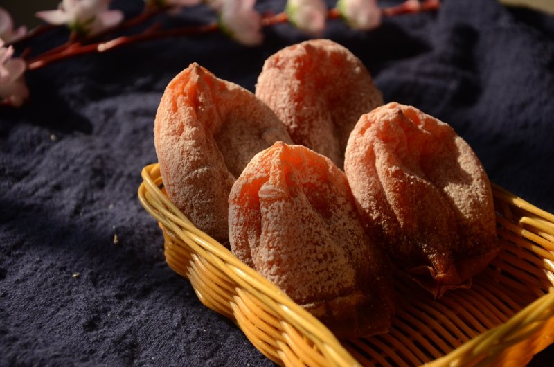 陕西富平柿饼农家自制天然降霜柿子饼独立袋装吊饼包邮