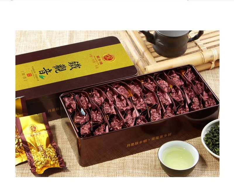 铁观音茶叶浓香型新茶安溪乌龙茶礼盒共500克一件代发