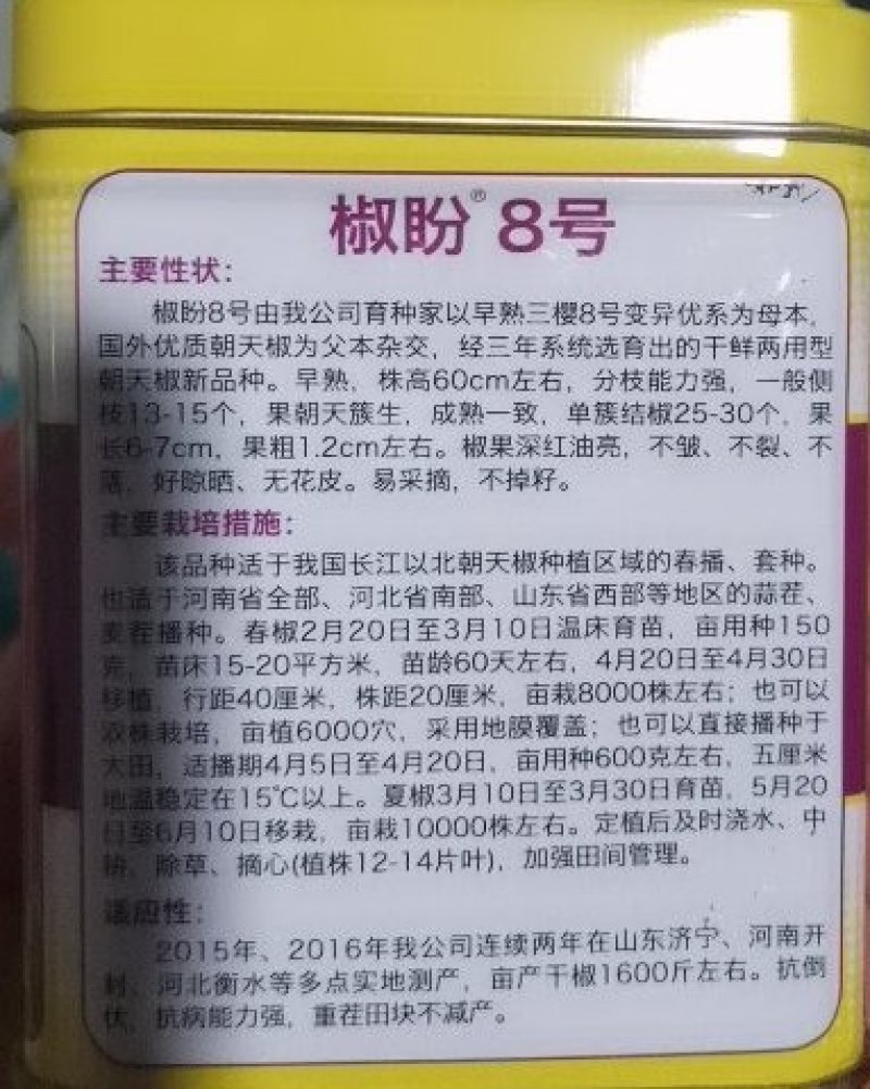 朝天椒种子辣椒种子天鹰椒种子三樱椒种子高产抗病新品种