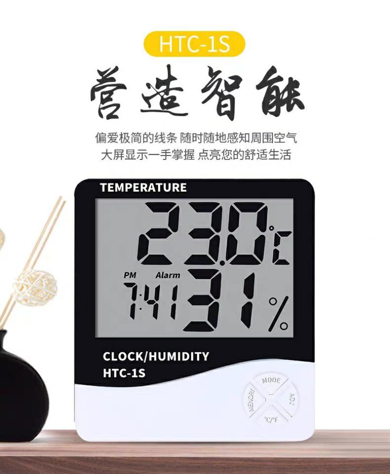 温湿度计家用温度计高精度室内创意壁挂式温度表大棚实验