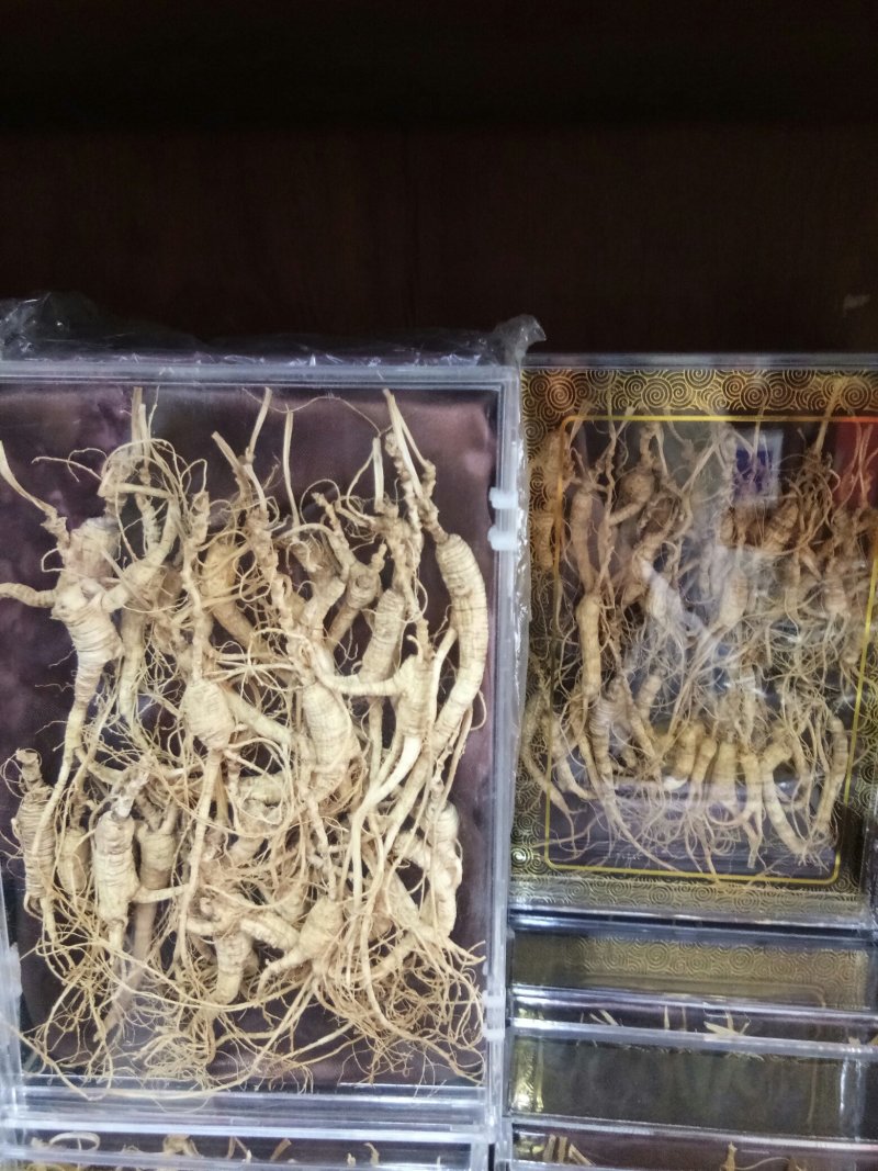 林下山参林下籽参正品高年头野播无硫干品一盒50克