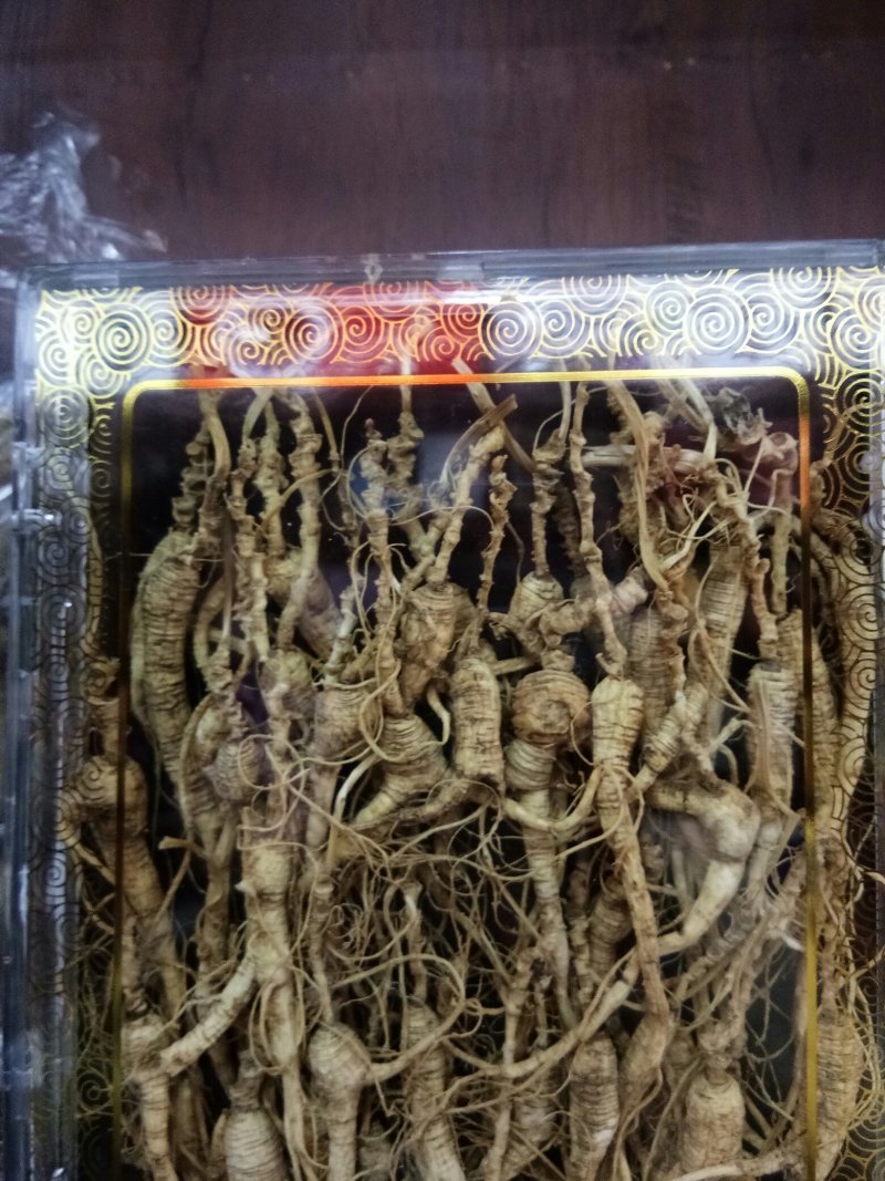 林下山参林下籽参正品高年头野播无硫干品一盒50克