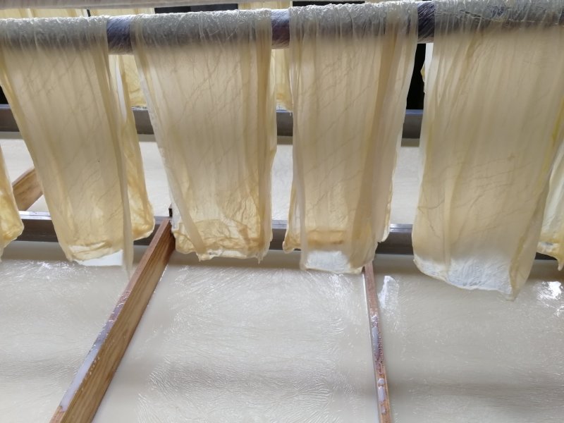 腐竹赣南特产纯手工石磨腐竹