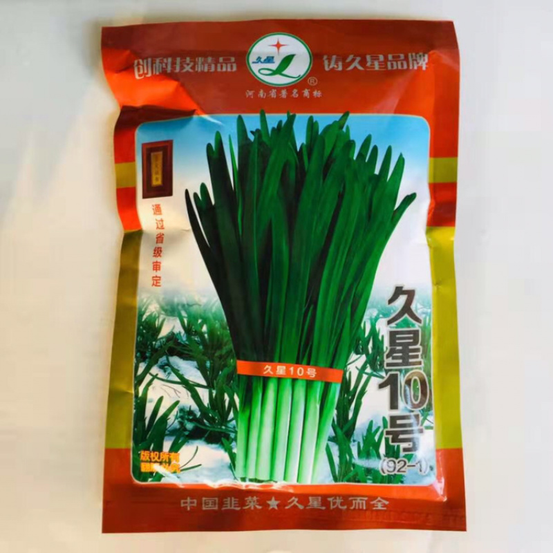 久星10号韭菜种子抗寒性强优质年收割7-8刀高寒地区优选