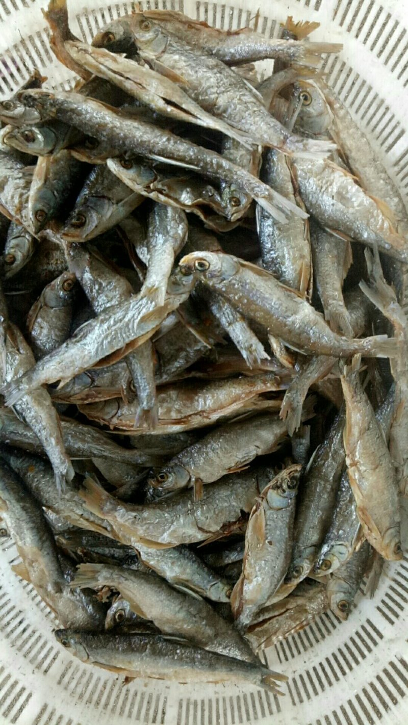 油炸白条鱼。