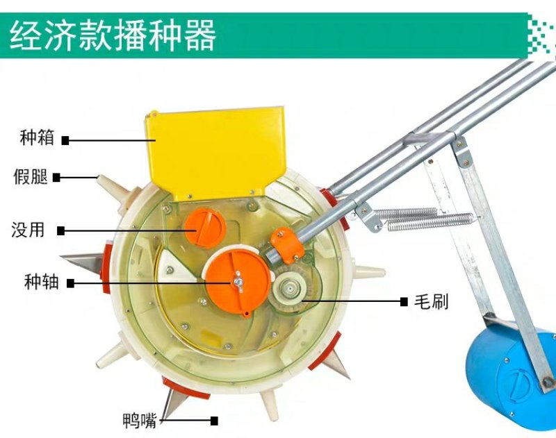 播种机手推式滚轮播种机器花生玉米大豆蔬菜播种机