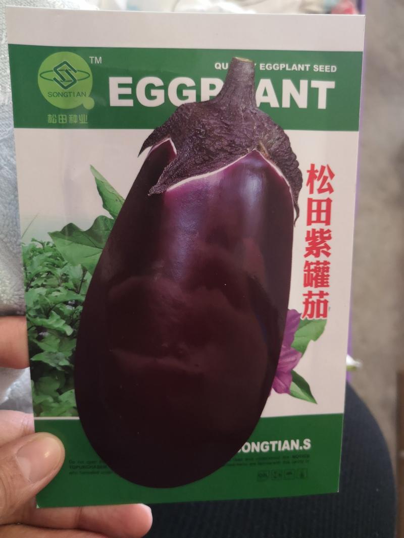 松田双优牛心茄子紫茄种子高产早熟生长强势结果
