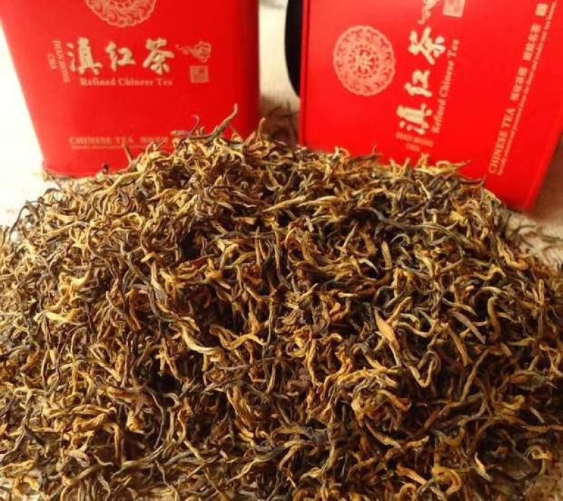 云南风庆滇红茶，大金芽，批发