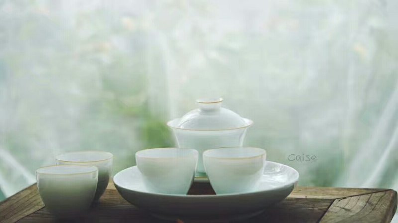 景德镇·纯手工·白胎茶具·