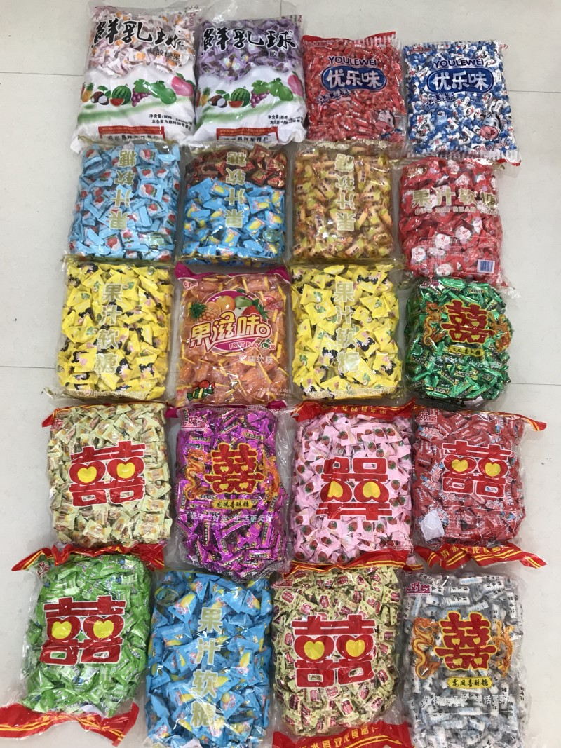 散称水果橘子软糖一箱30斤年货赶集摆摊糖果