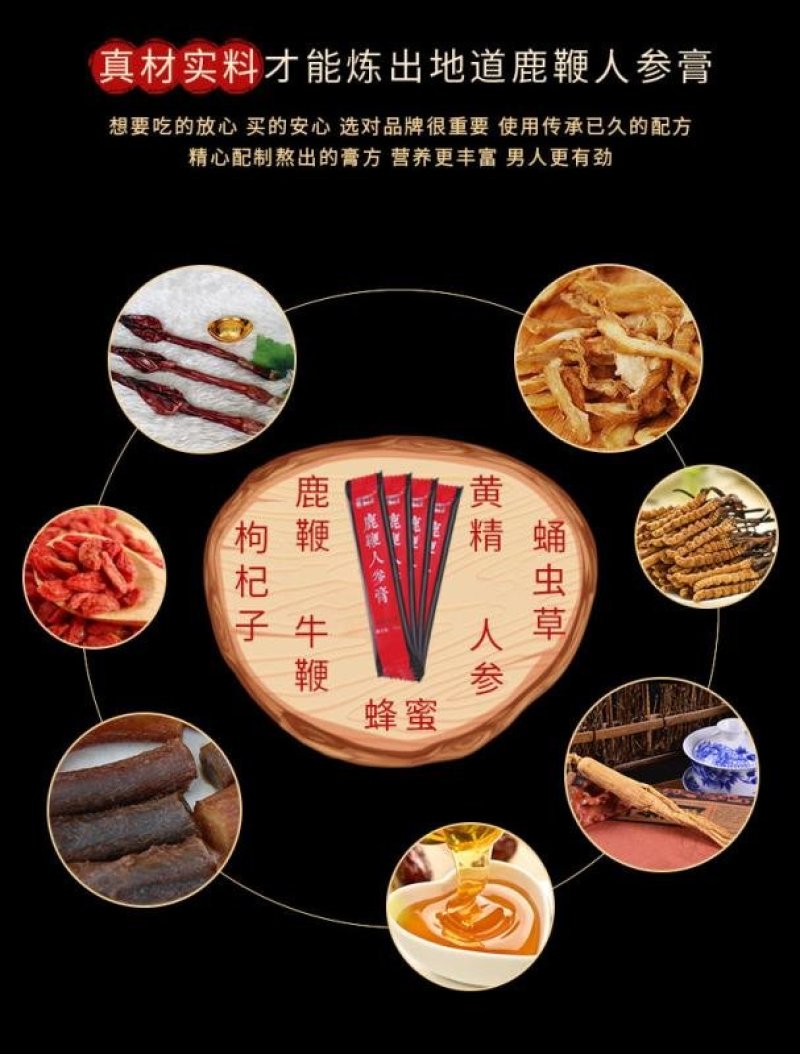 [爆款秒杀]鹿鞭膏男士养精保肾滋补佳品高浓度加强版