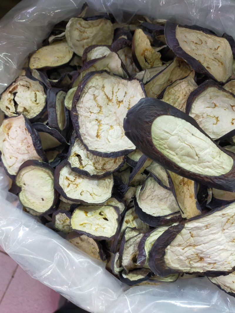 茄子干〈紫色绿色〉脱水干货～质量好