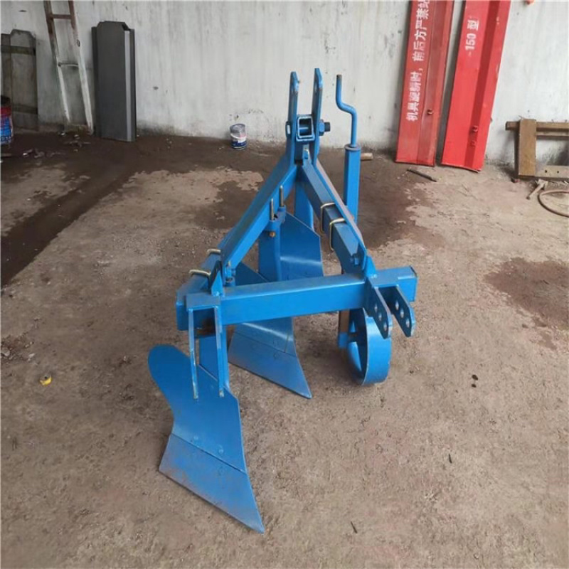 双铧犁小型犁子轻型犁250四轮带的翻地犁液压翻转犁