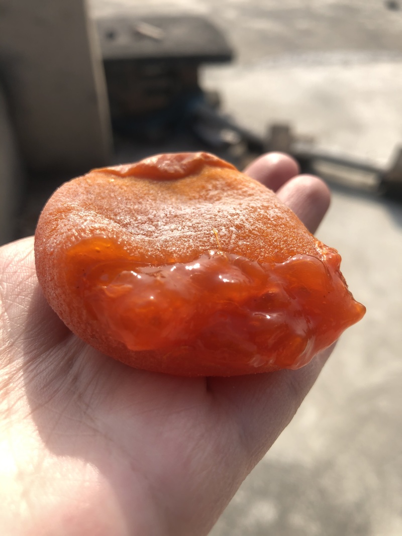 富平柿饼2024年新货散装货流心吊柿饼