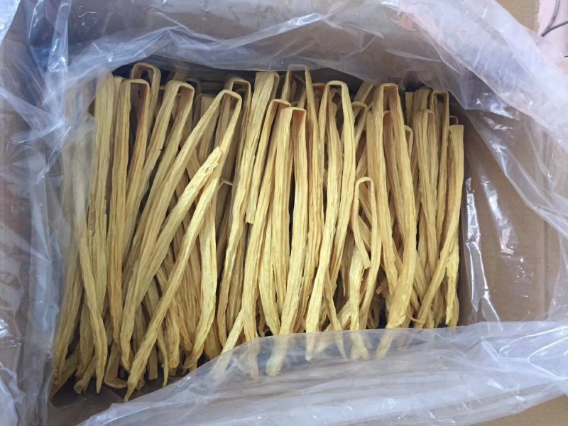 箱装，不含盐精装和散装腐竹