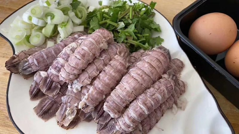 渤海弯爬虾肉皮皮虾肉虾爬子赖尿虾琵琶虾包饺子肉