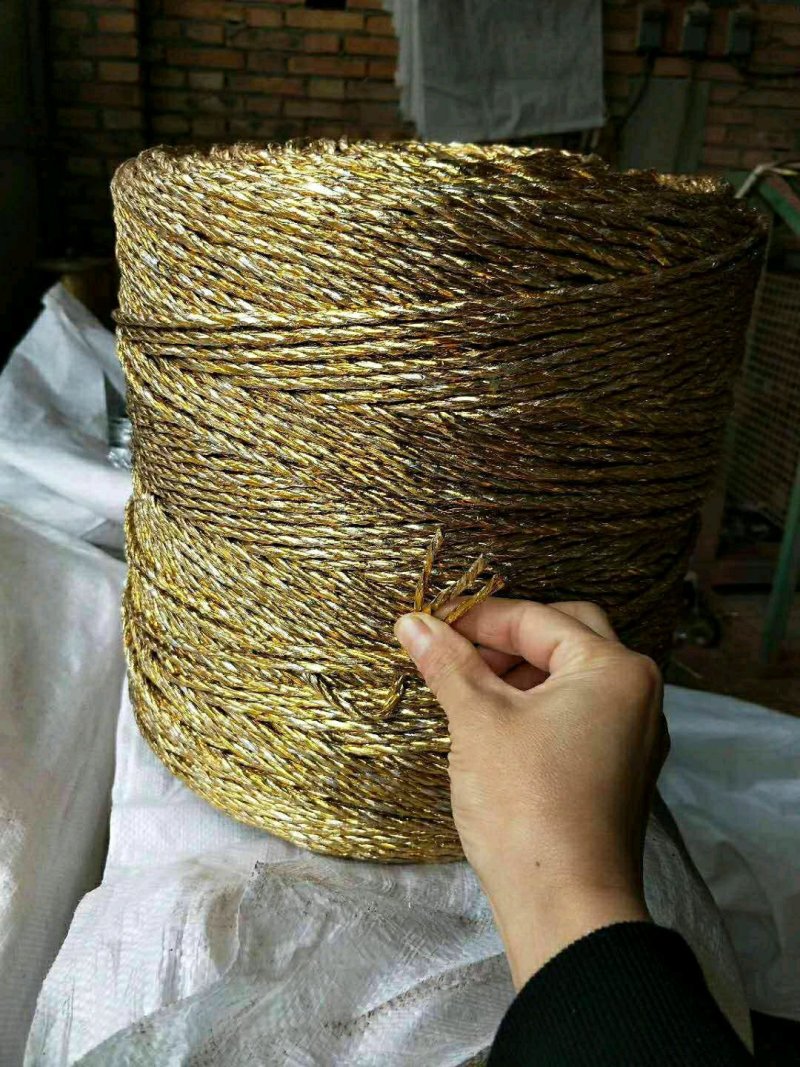 五毫米黄金绳，打包绳适用于废纸打包，药材打包，废塑料打包