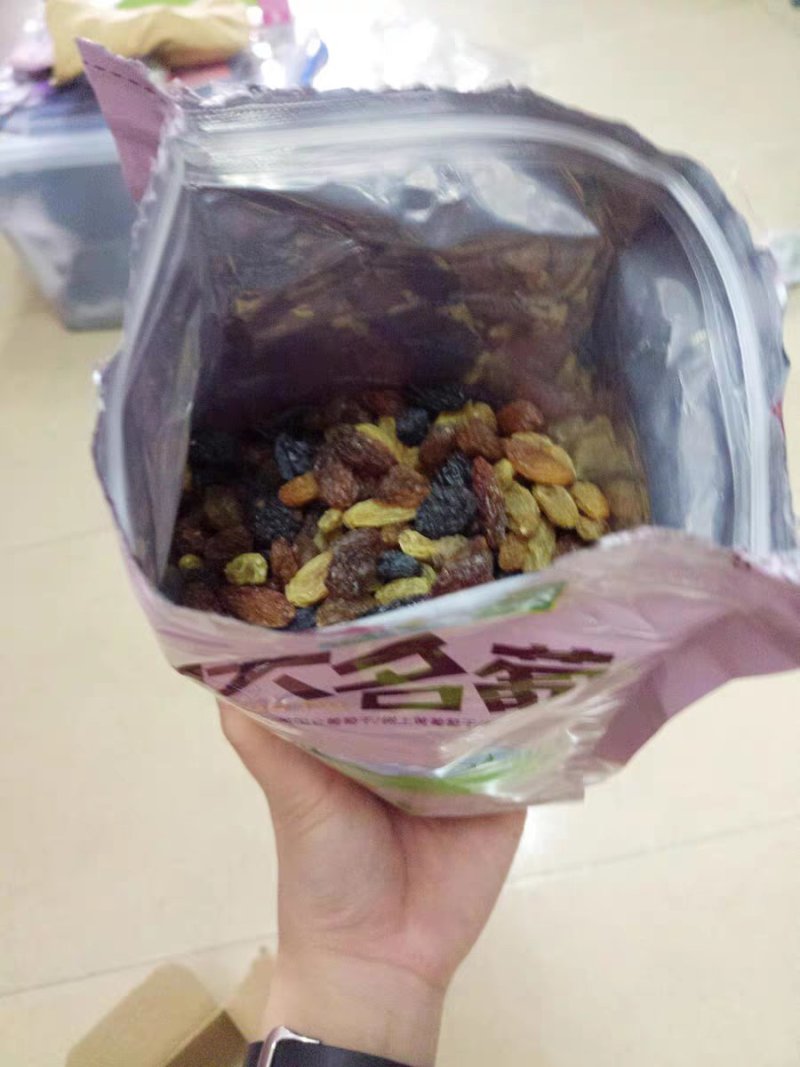 黄金田园_四色葡萄干混合装500g新疆特产