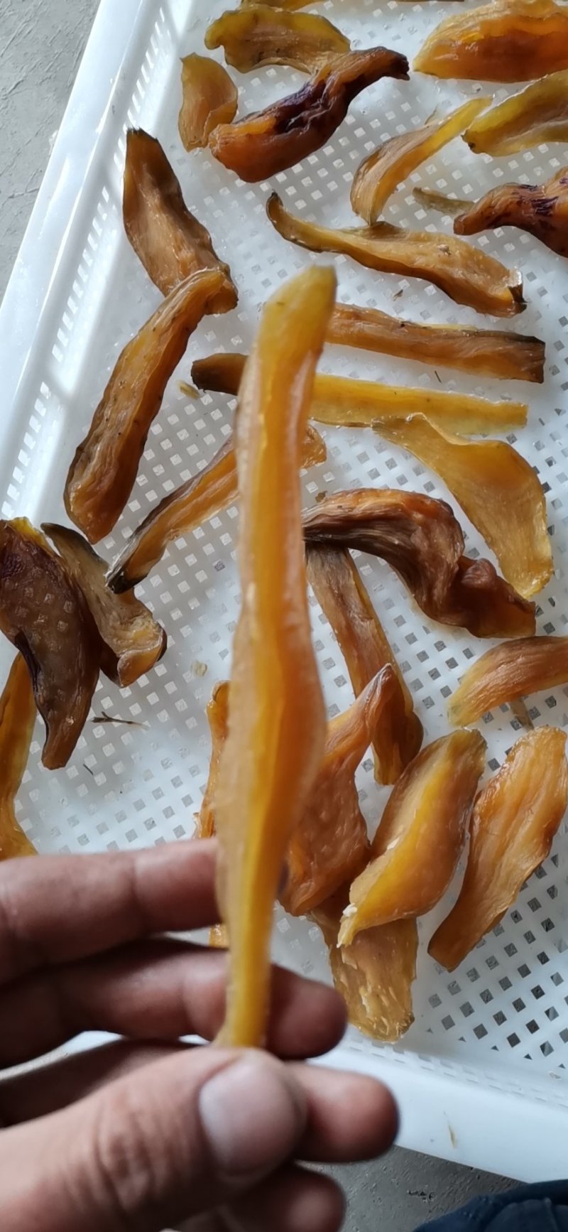 低价处理一批红薯干颜色稍微差点无添加