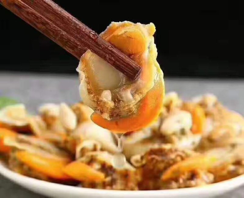 扇贝肉，原汁皇冠贝肉。单冻