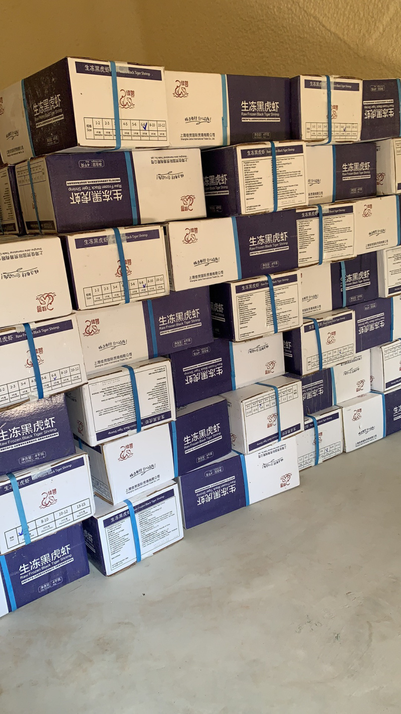 越南加工厂直销野生黑虎虾品质保证