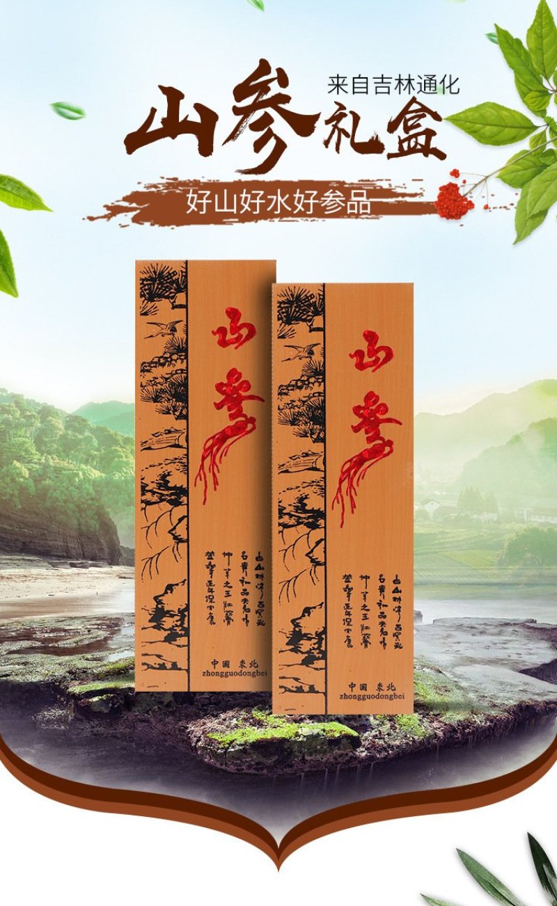 山参小礼盒批发，销量好，清仓活动10盒包邮