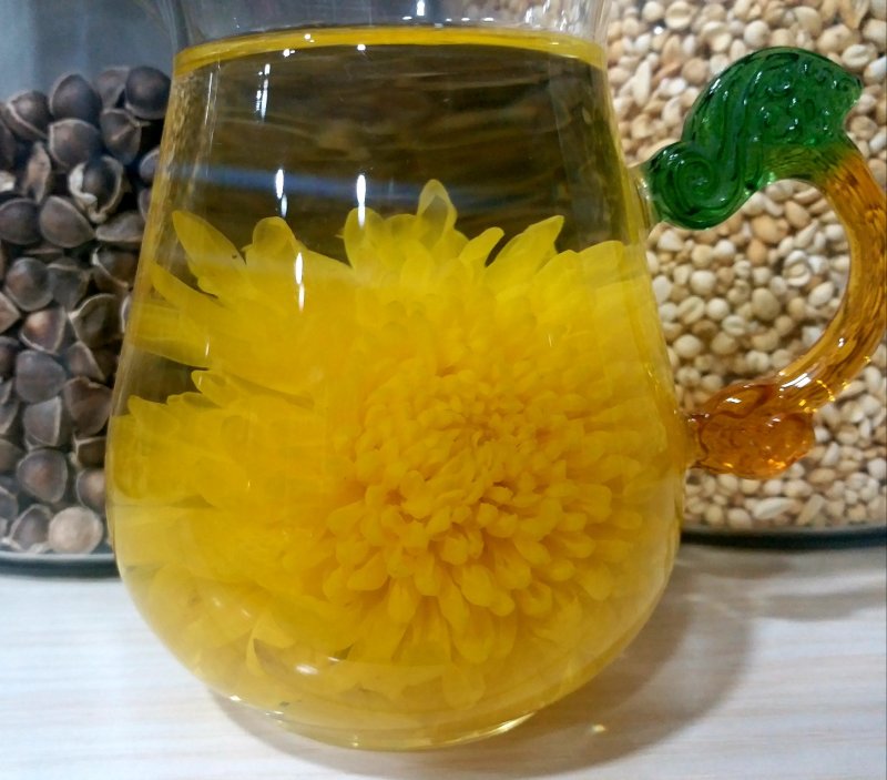 2019头采特级金丝皇菊干花，自家种植个大饱满色正味浓