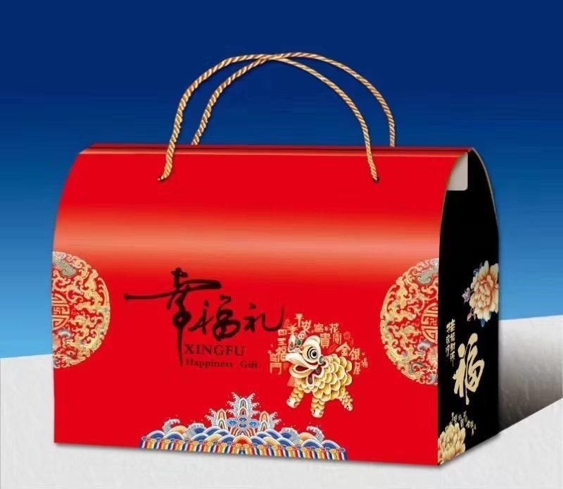 纸箱！纸盒不干胶标签水果箱年货箱坚果箱杂粮箱