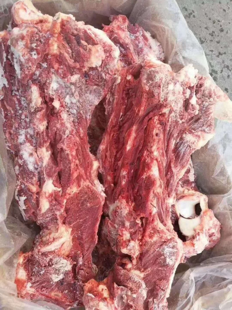 【满肉牛脖骨】当地草原黄牛一点肉没剔的！肉超大超厚！质保